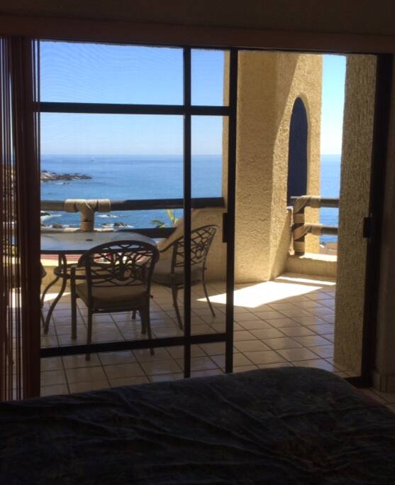 Wake up to this view from your bed!