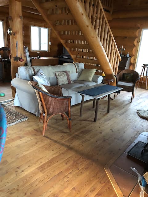 Successful Airbnb property: Remote off-the-grid, dreamlike lakefront log home in Queens