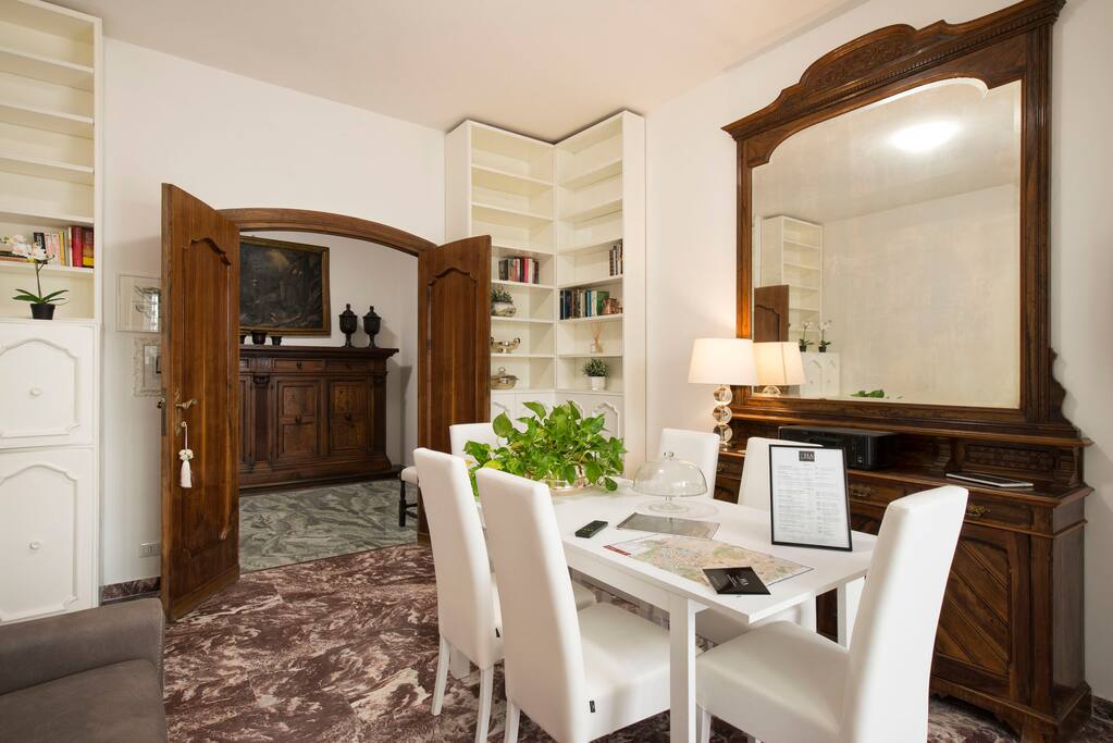 The Living Room with the double sofa-bed