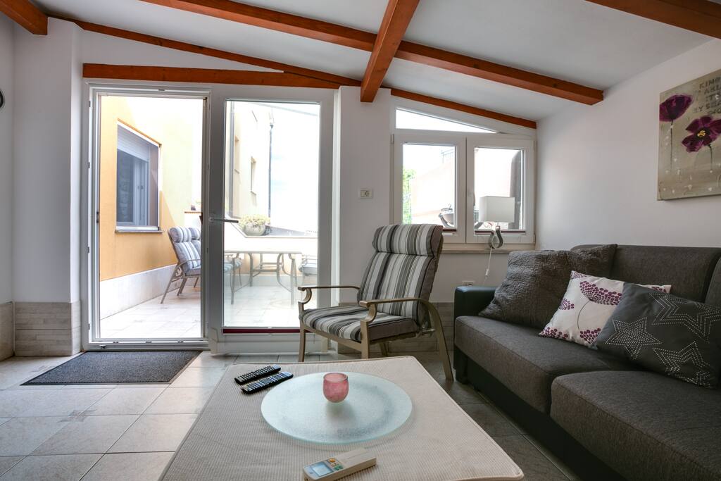 Living room with terrace