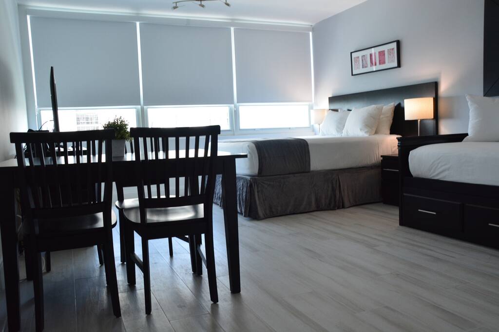 The 4 beds!!