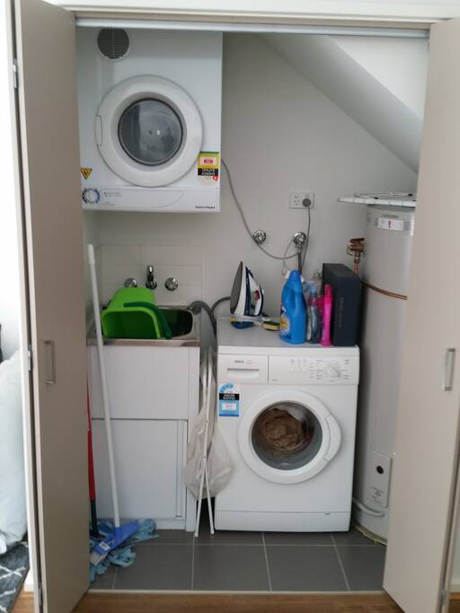 Washer and dryer