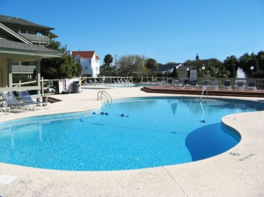 Three Swimming Pools, one for Kiddies, BBQ Grill and Pavilion