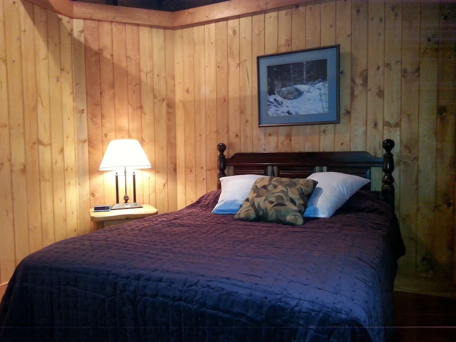 Bedroom with queen bed