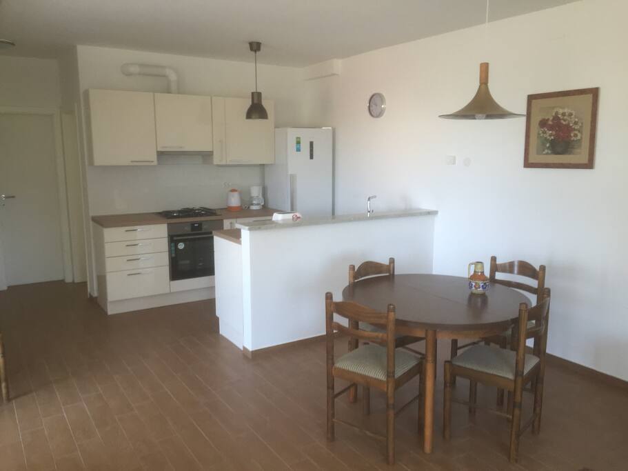 Living room with kitchen