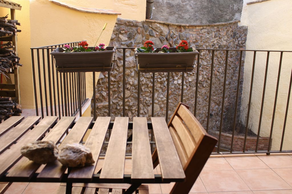 Terraza apartamento primer piso