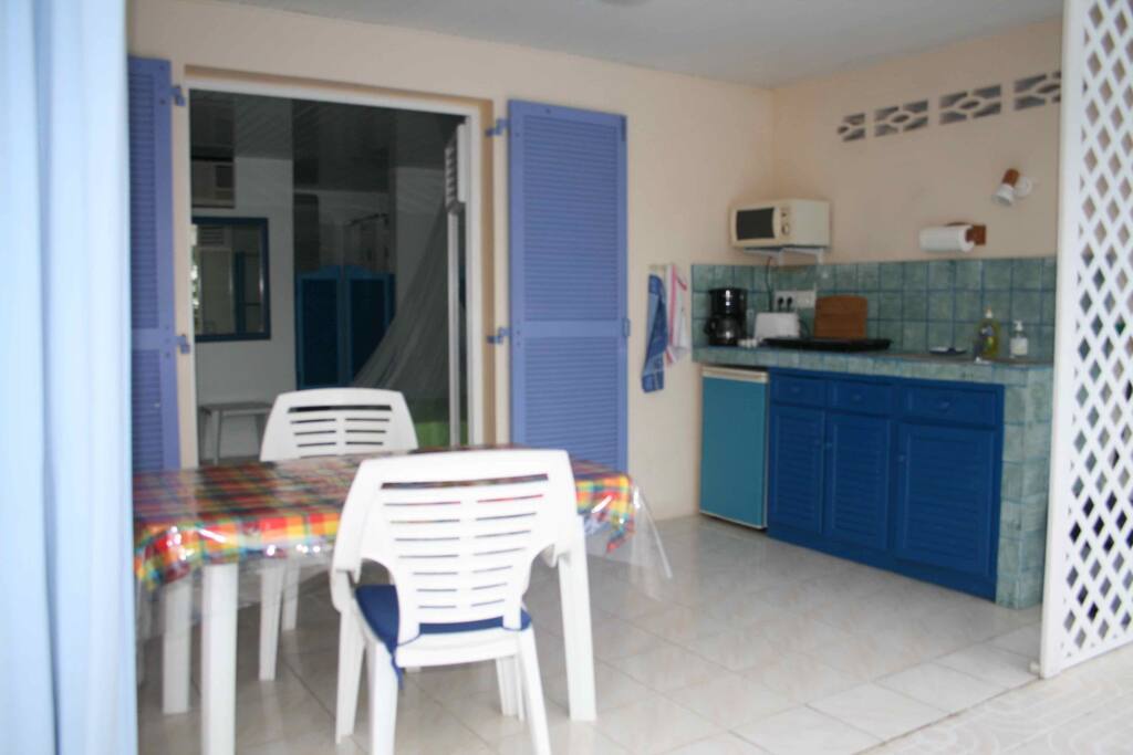 loggia avec kitchenette