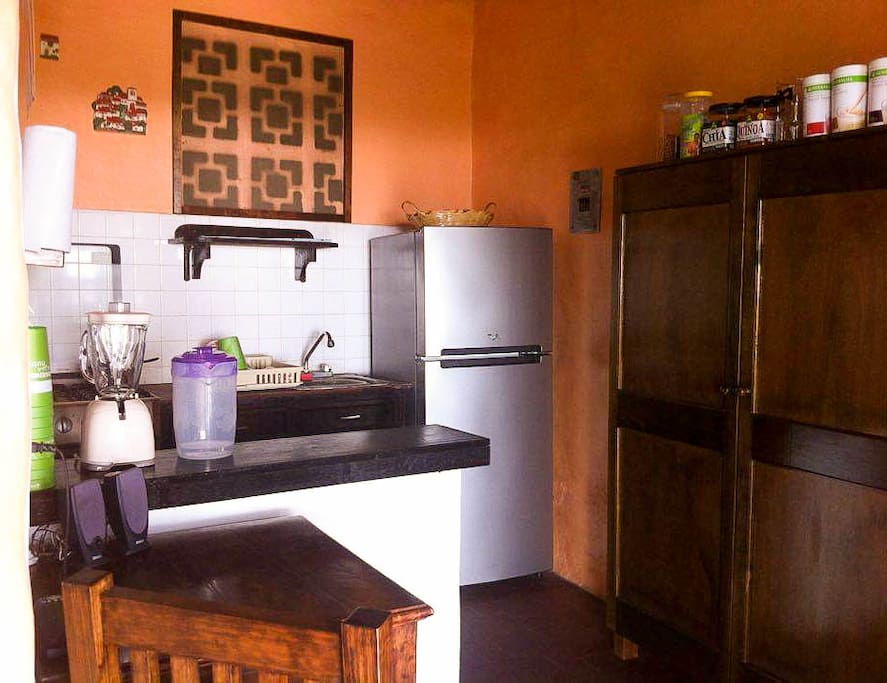 Nice kitchen.