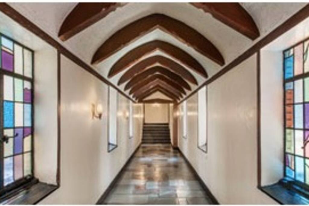 hallway in building