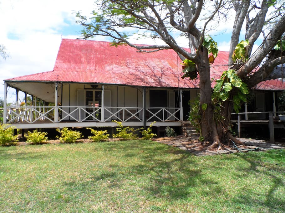 This is the front of the house