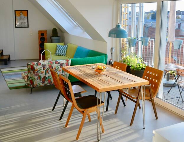 Sunrise to Sunset rooftop Loft (95m2) gallery image 4