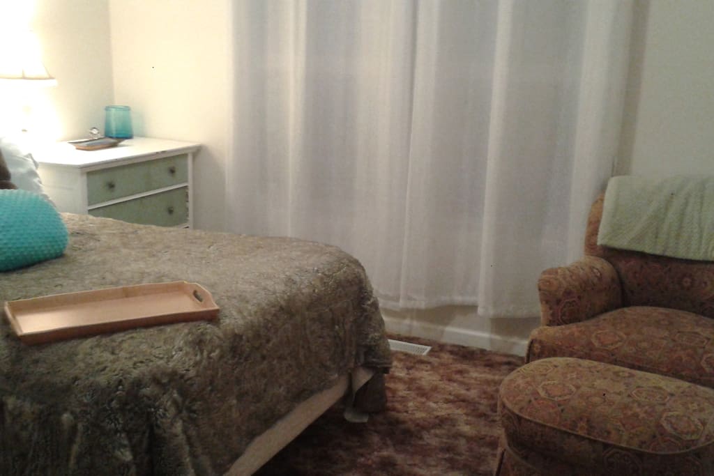 Comfy chair and dresser