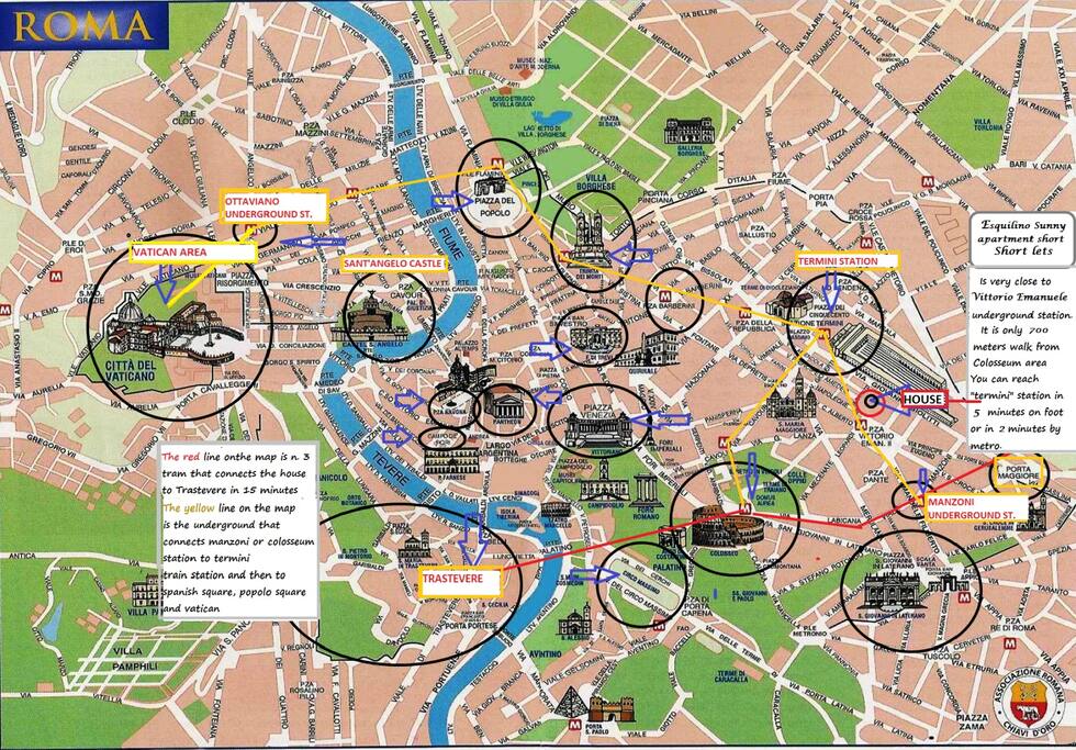 mappa del quartiere