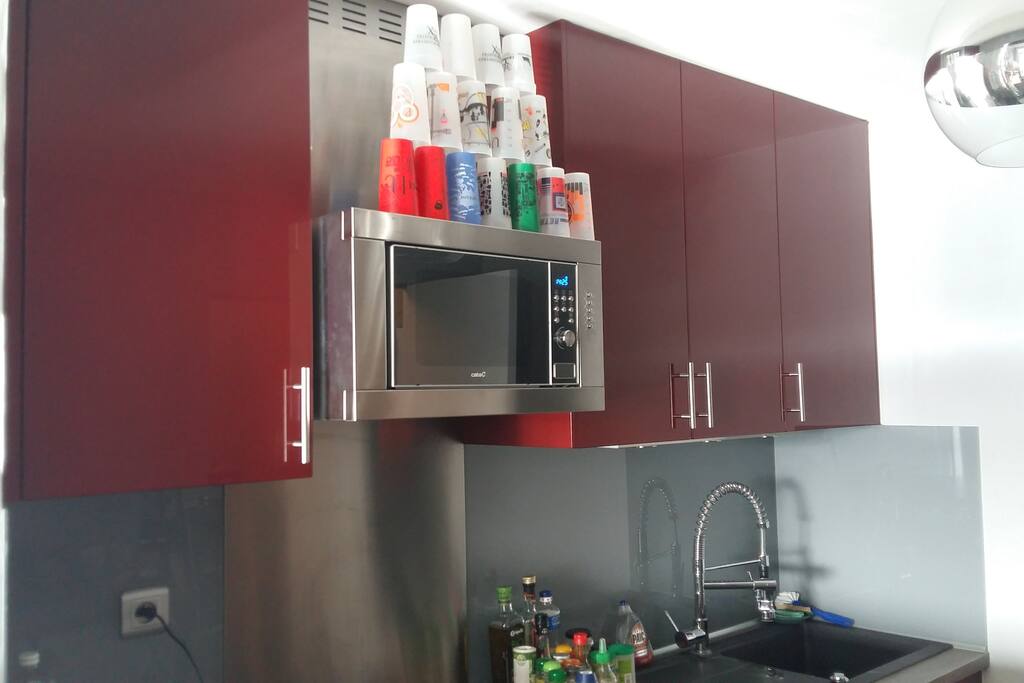 Cuisine moderne et agréable