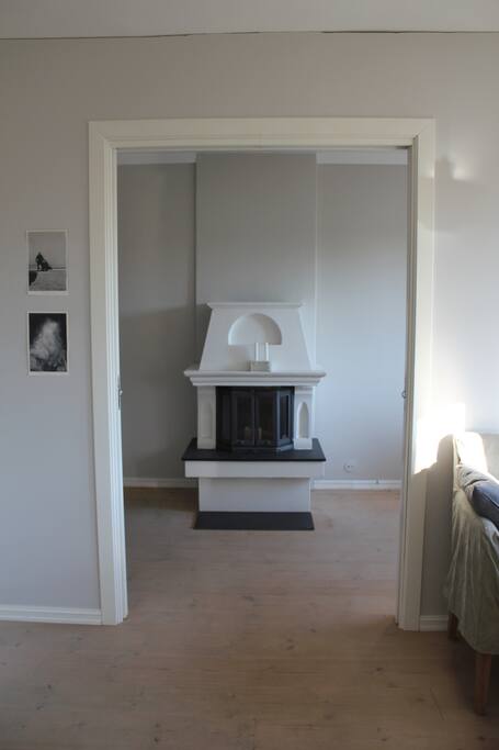 Fireplace at bedroom no 1