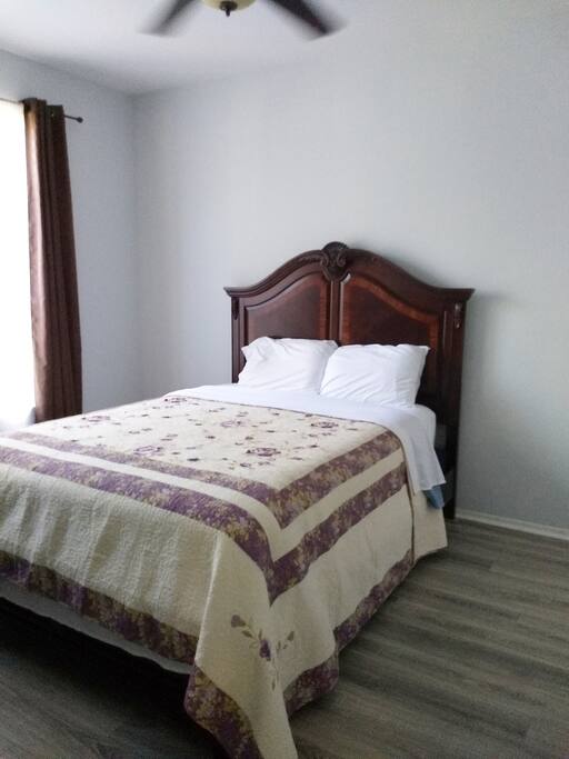 Queen bed in Master Bedroom