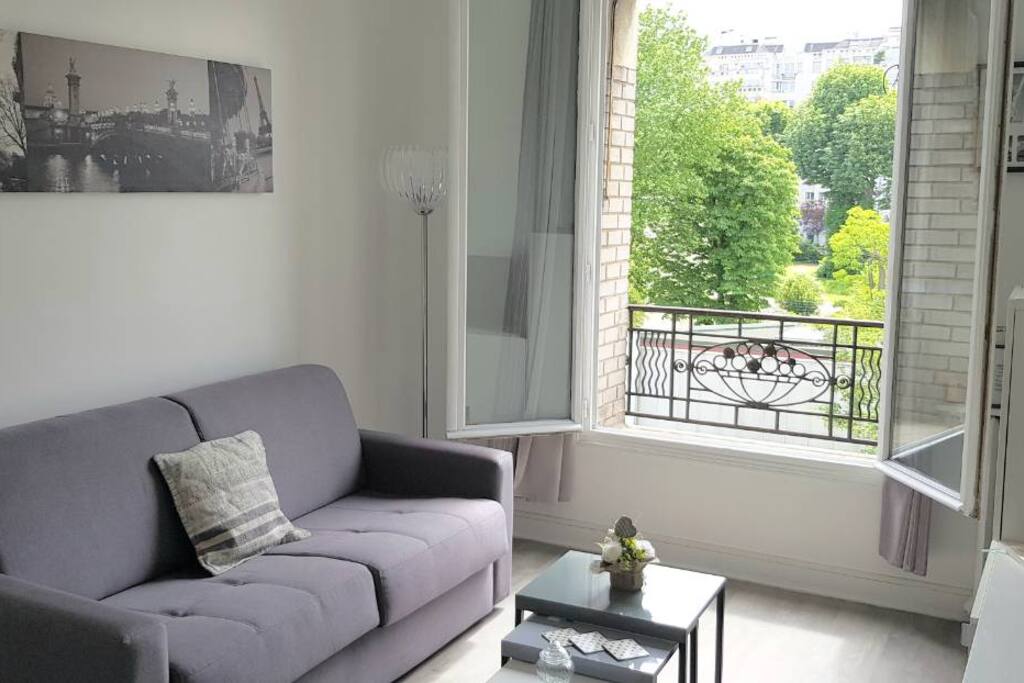 Belle vue dégagée depuis votre canapé
