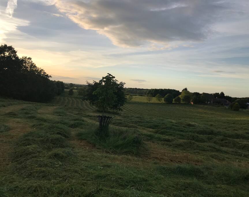 Rolling Fields with hardly a house in sight