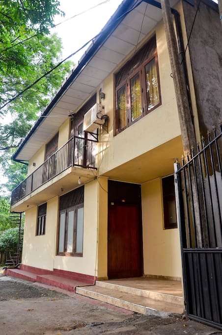 House from the gate to private compound.