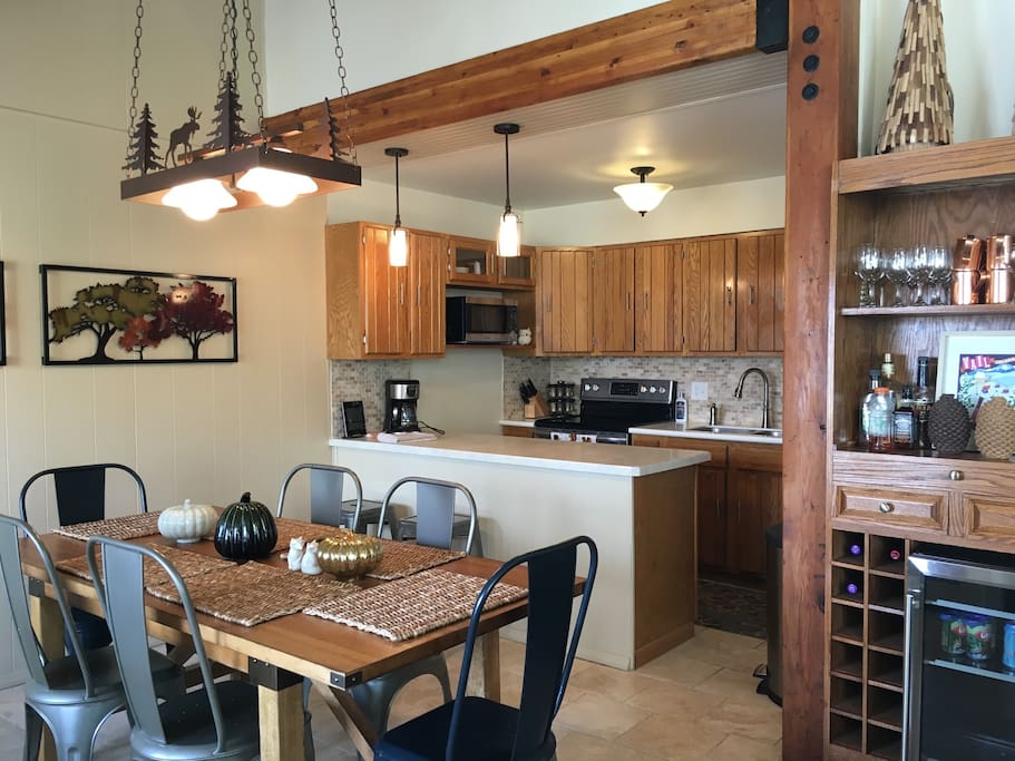 Kitchen & Dinning Area along with Dry Bar