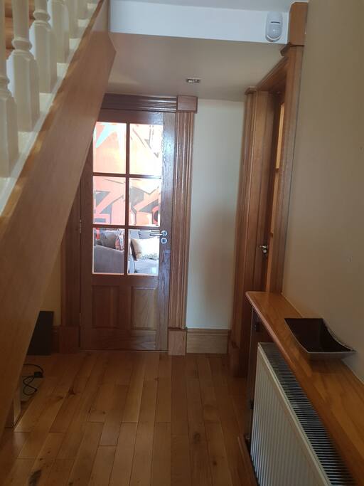 Entrance from main house