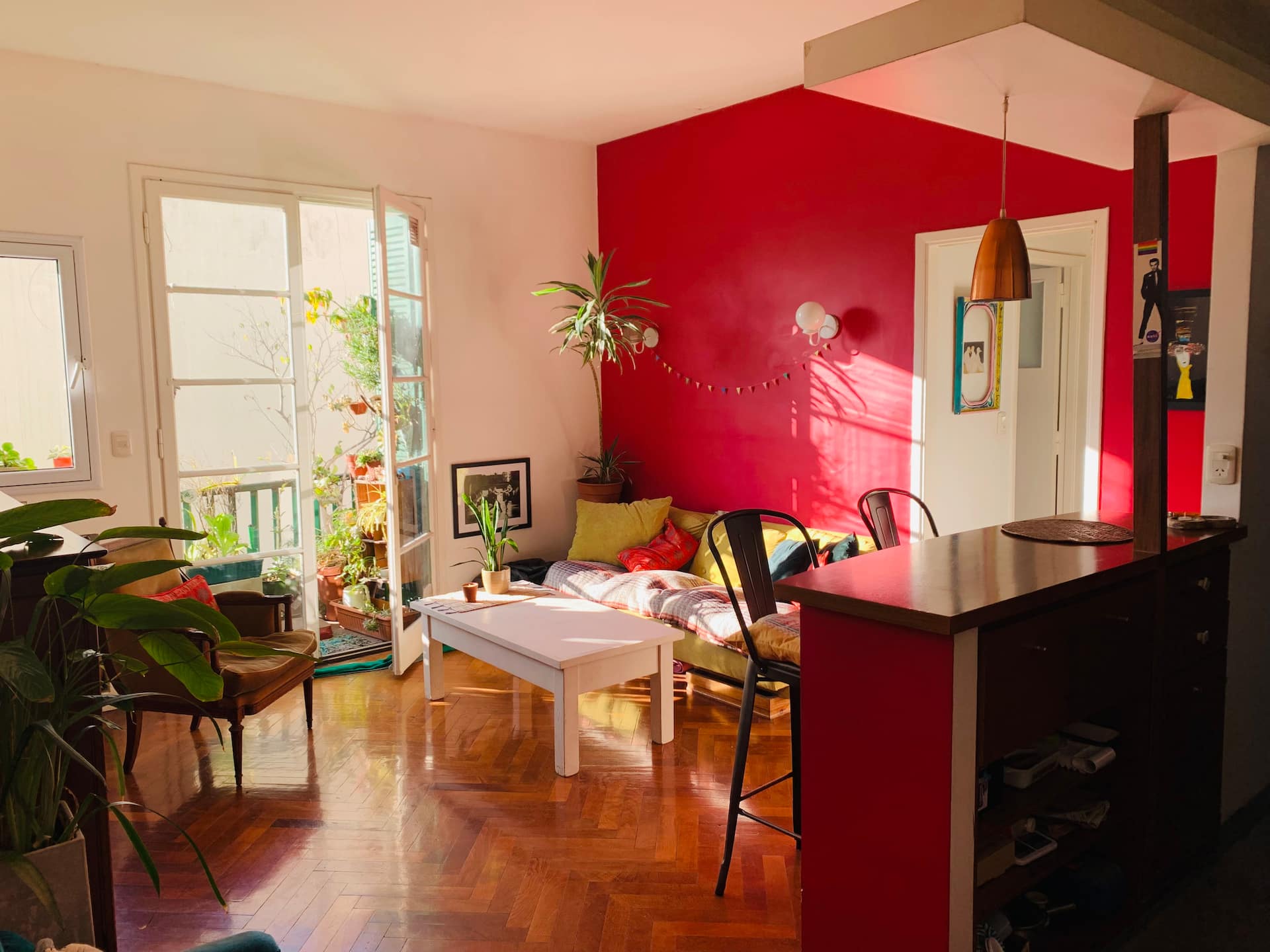 Green and calm flat in Barrio Norte
