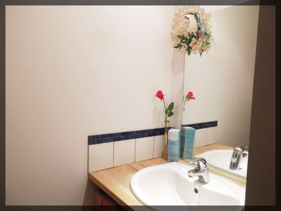 Lavabo dans la chambre
