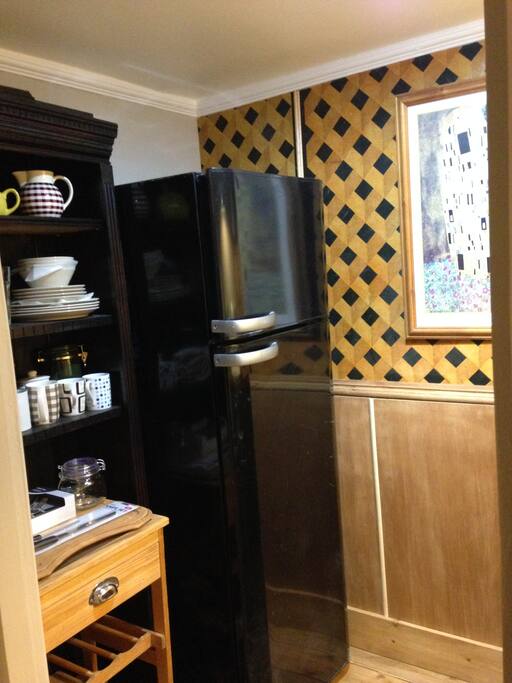 The galley kitchen -