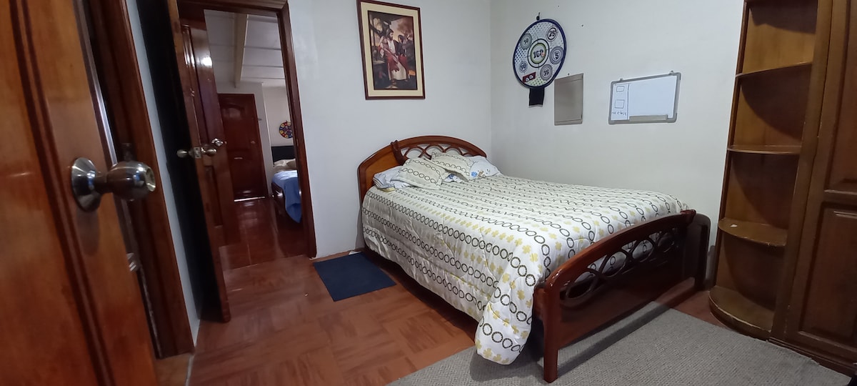 Este dormitorio es para 2 personas 