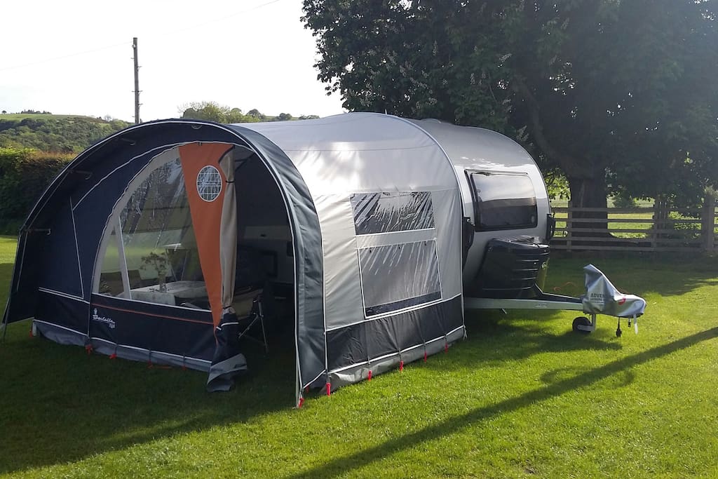A high quality Isabella awning provides extra living space.