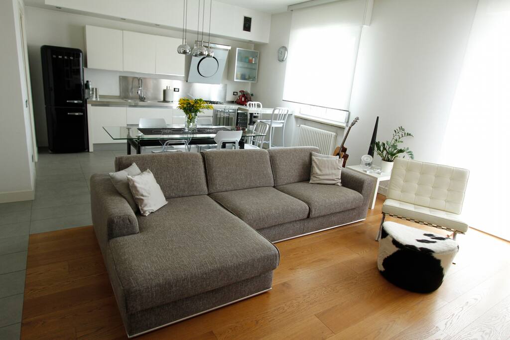 kitchen + living