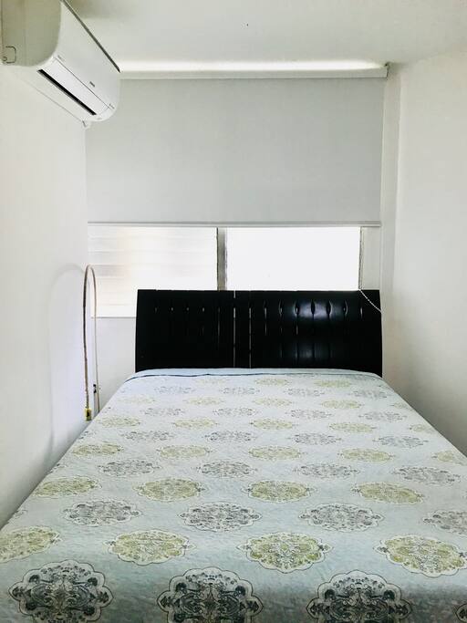 Queen size bed • Air Conditioner