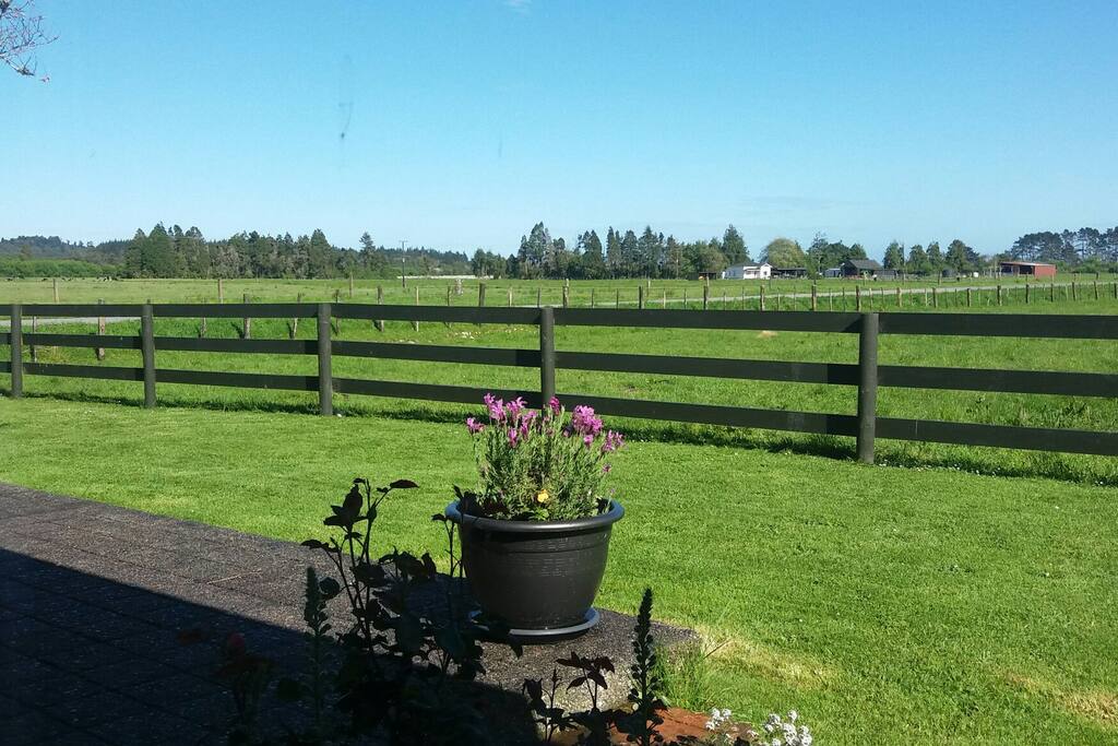 Beautiful clear blue sky