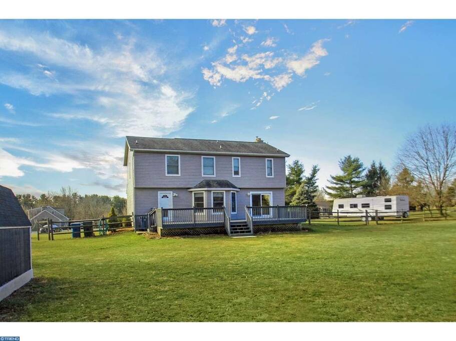 Enjoy the deck and fenced in yard!