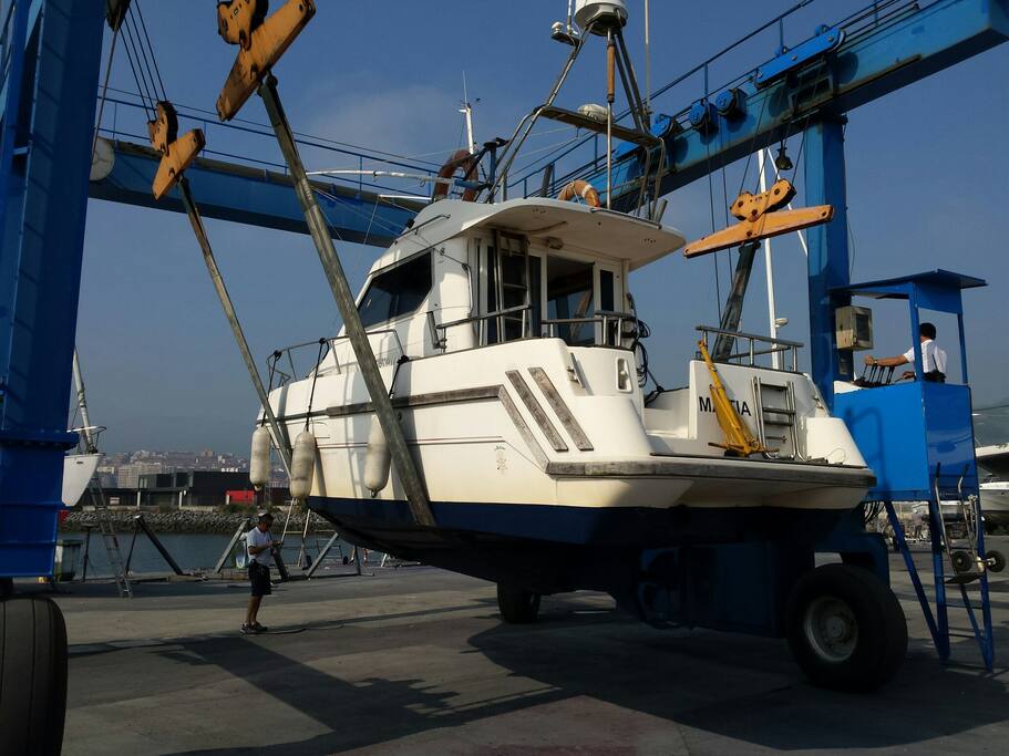 Pintado parte flotante