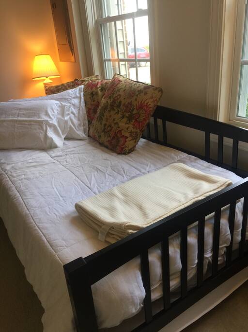 The bed is comfortable and clean. The pillows are always fitted with two pillow cases.