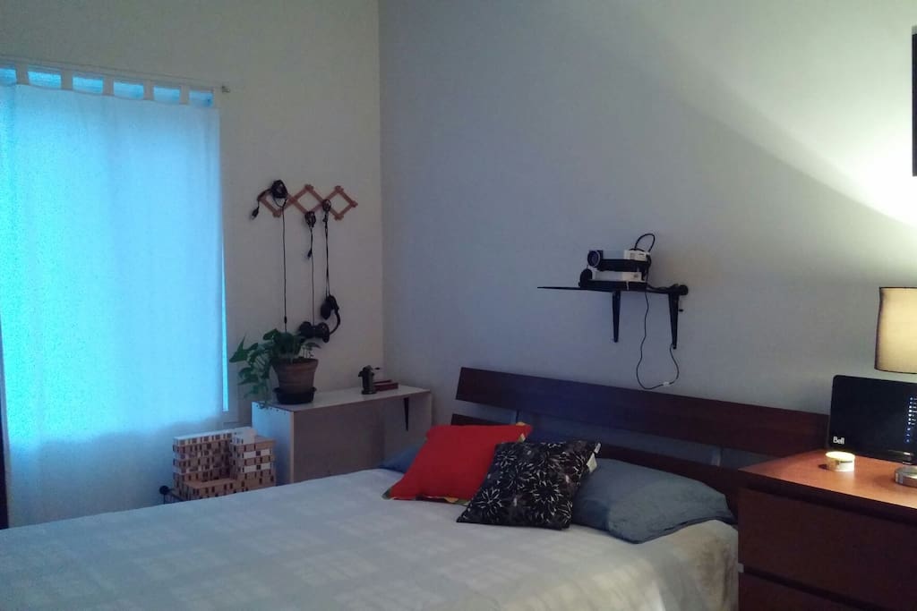Black blinds if you need no light at daytime, white blinds for lots of light but privacy.