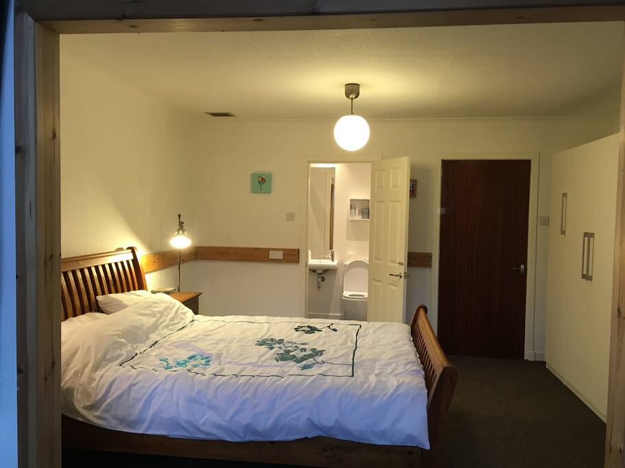 Main bedroom - king size bed with 6 wardrobes. Ensuite shower room recently fitted. This room also extends into a reading/study area.
