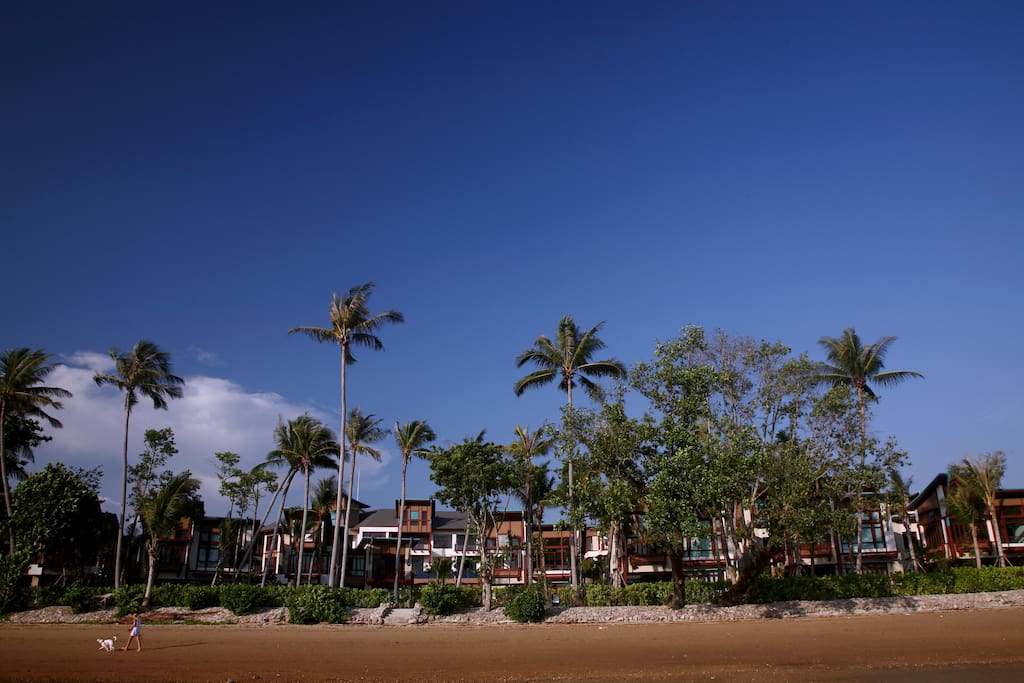 Our estate from the sea in