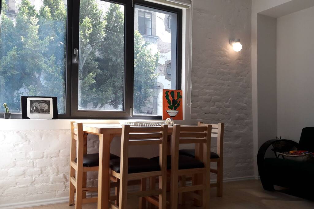 morning coffee with sunshine/ tomar un cafecito en la mañana lumindad