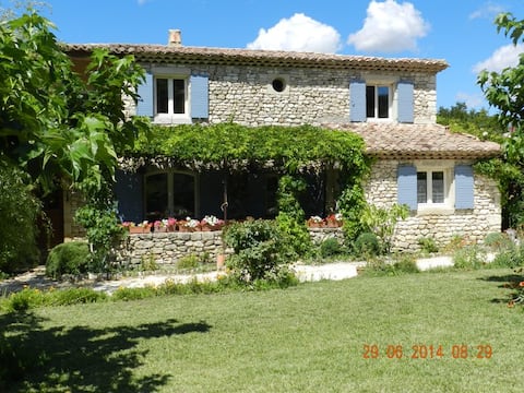 Character house in Drome Provençale + pool
