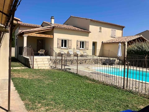 Spacious villa with pool