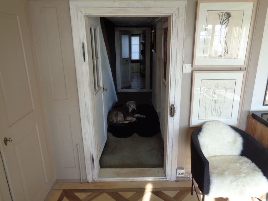 hallway from lounge