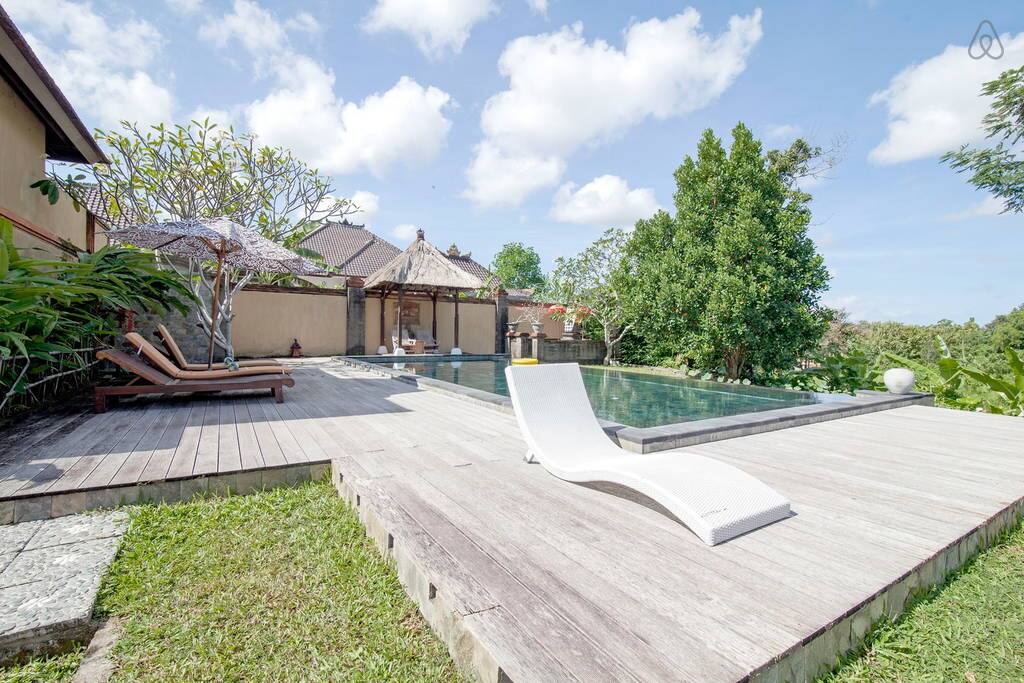 The main pool area