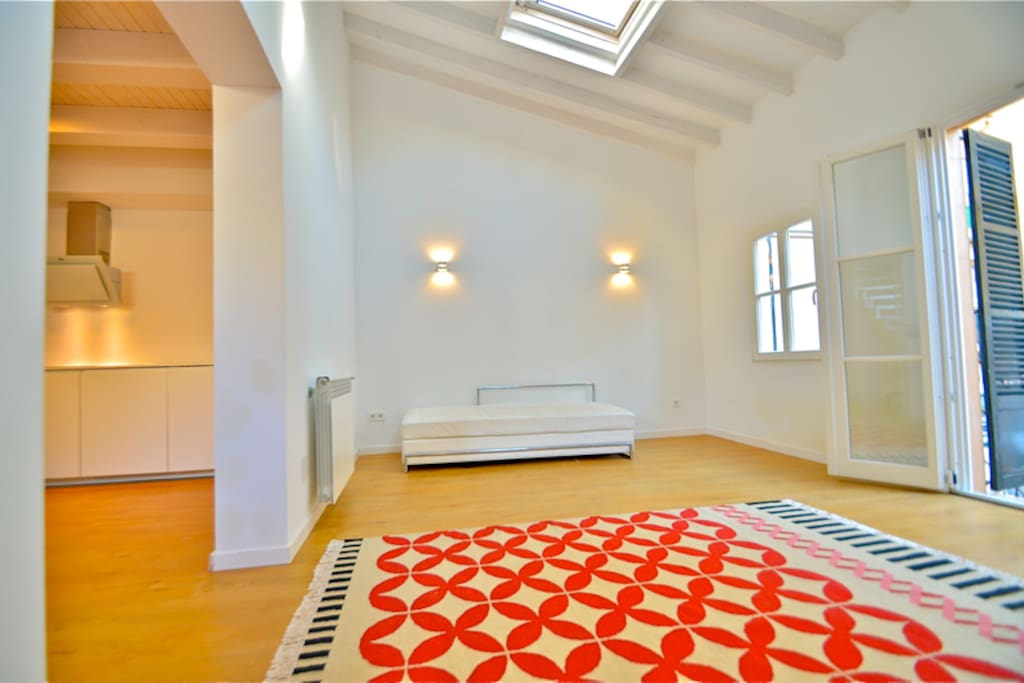 Wohnzimmer mit TV