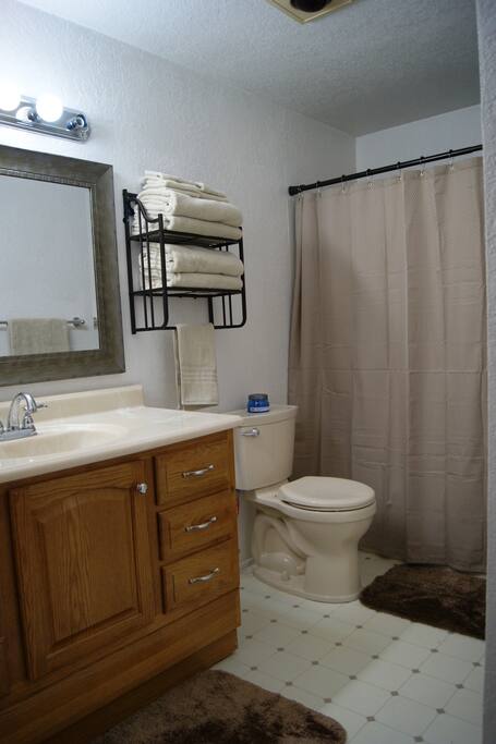 Main bath with bath