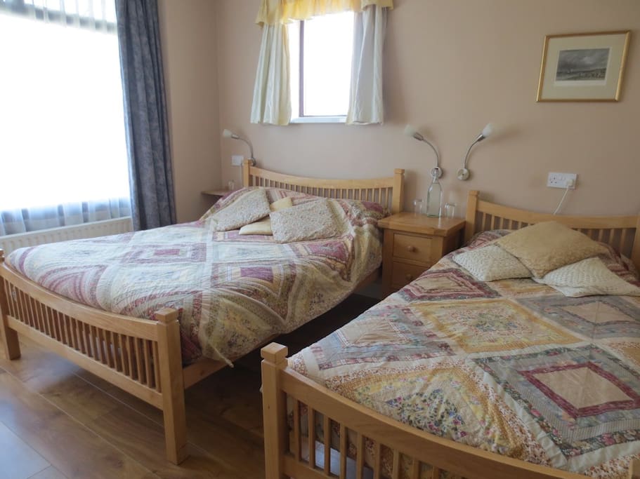 Double & Single Bed