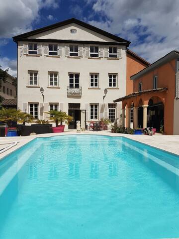 Maison de ville du XVIIIe siècle , piscine Lyon 9