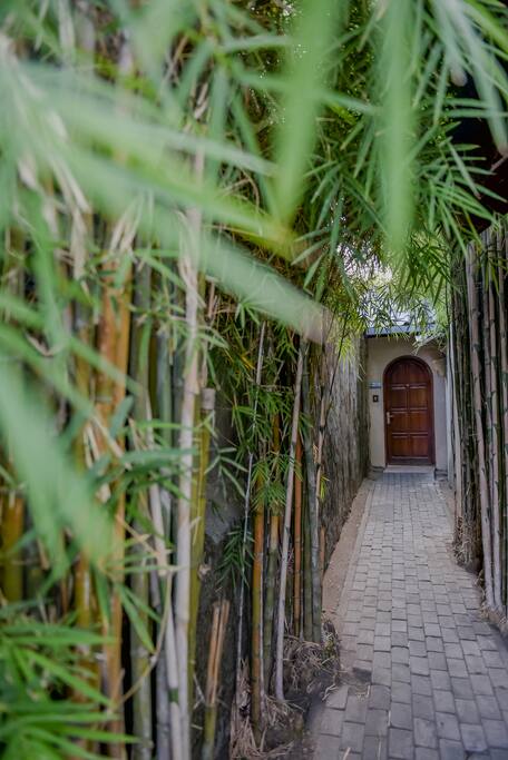 private walk way