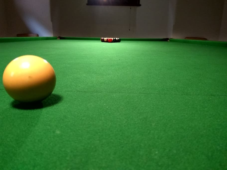 Full size billiard table